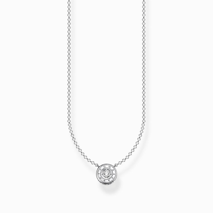 Thomas Sabo Sterling Silver CZ Circle Necklace