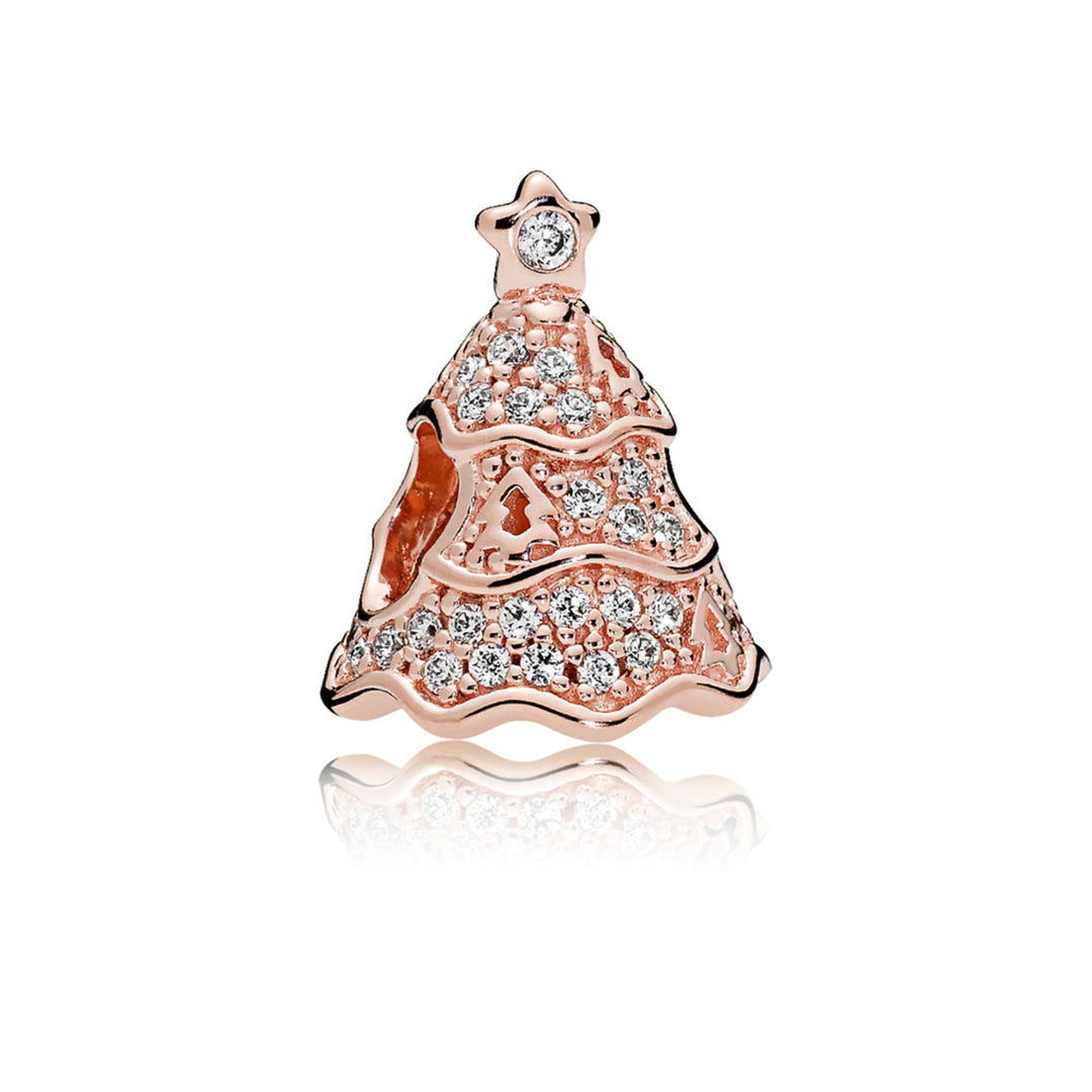 Twinkling Christmas Tree, Clear CZ
