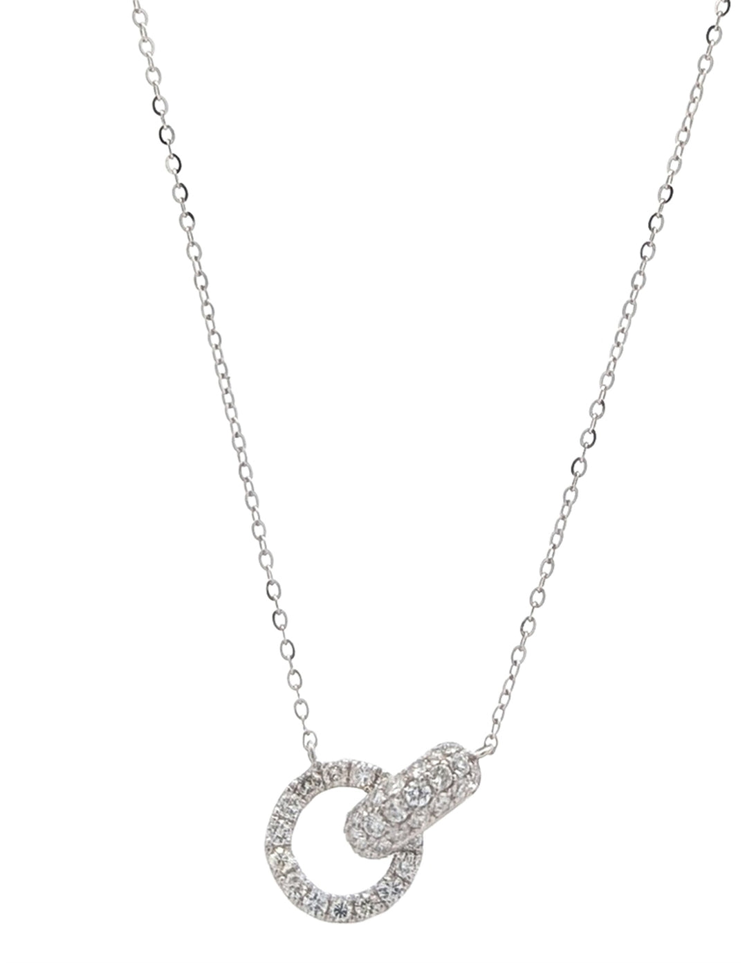 14KT White Gold 0.45ctw Diamond 16" Estate Necklace