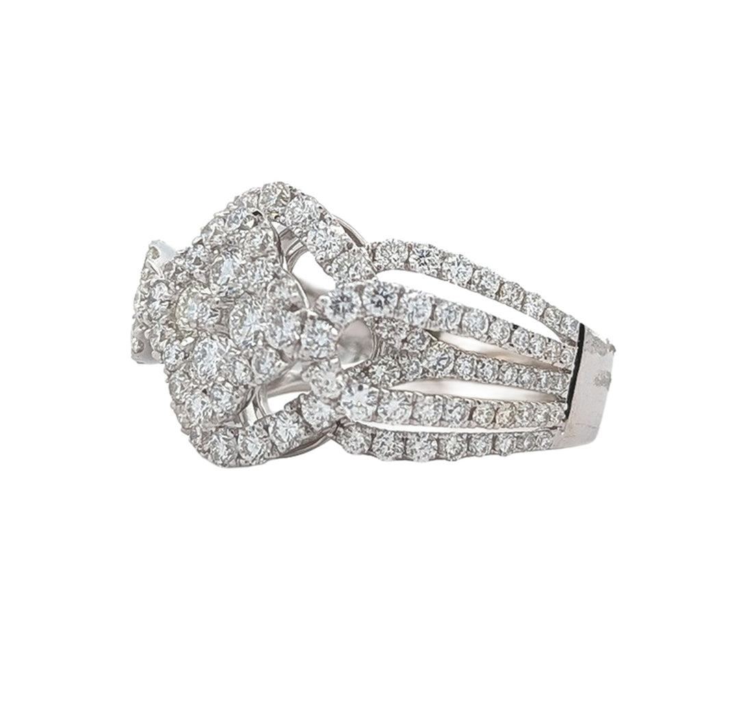 18KT White Gold 2.46ctw Diamond Ring