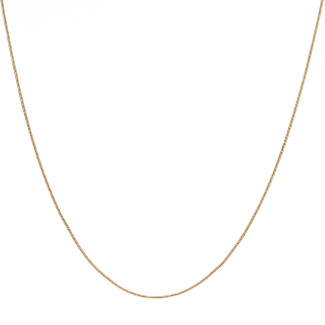 14KT Yellow Gold 16" 1.0mm Snake Chain