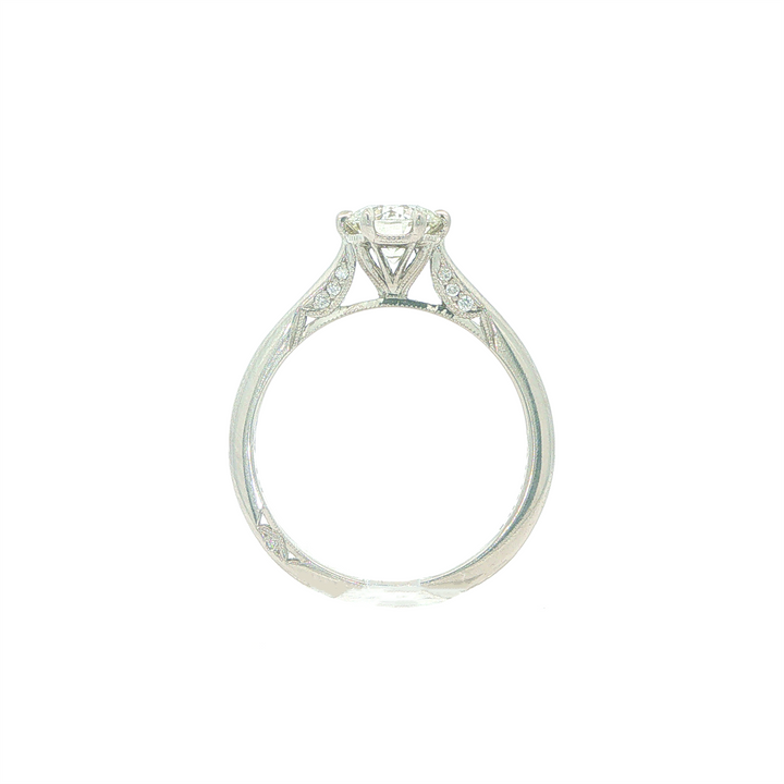 Platinum 1.31cttw Diamond Estate "TACORI" Engagement Ring