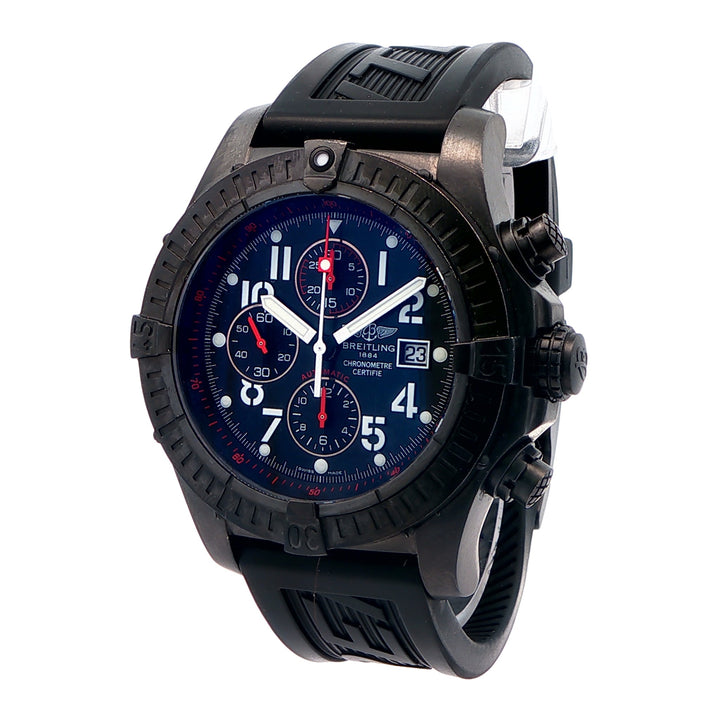 Breitling Super Avenger Black Steel  M13370 48mm 2008