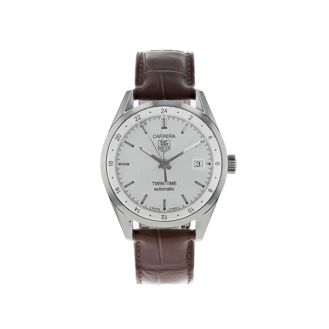 Tag Heuer Carrera Twin-Time WV2116 39mm Circa 2012