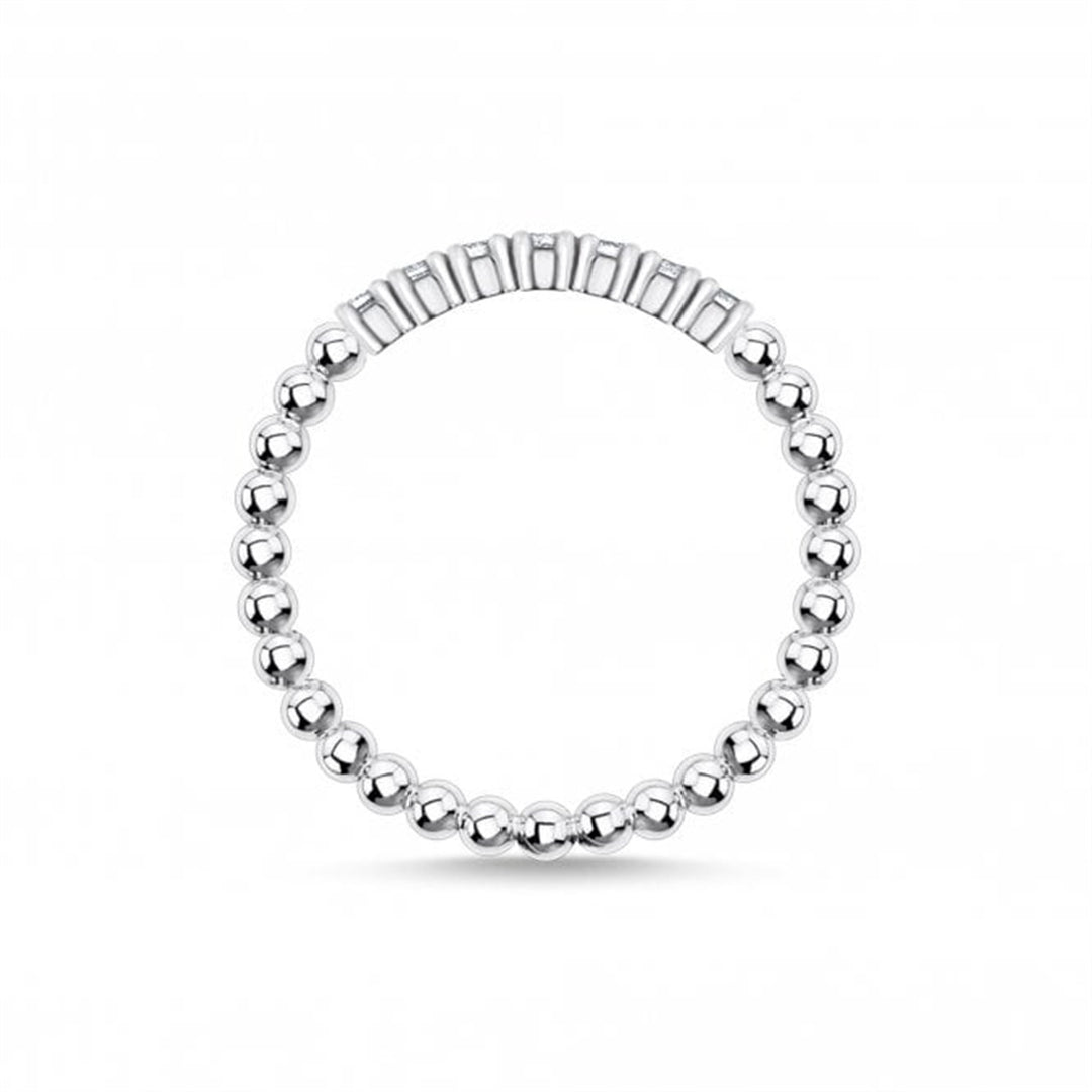 Thomas Sabo Sterling Silver CZ Dots Ring