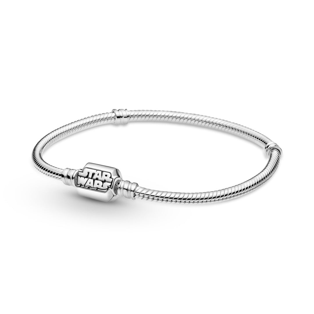 Snake chain sterling silver bracelet