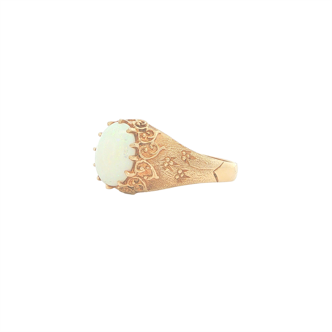 14KT Yellow Gold Opal Estate Ring