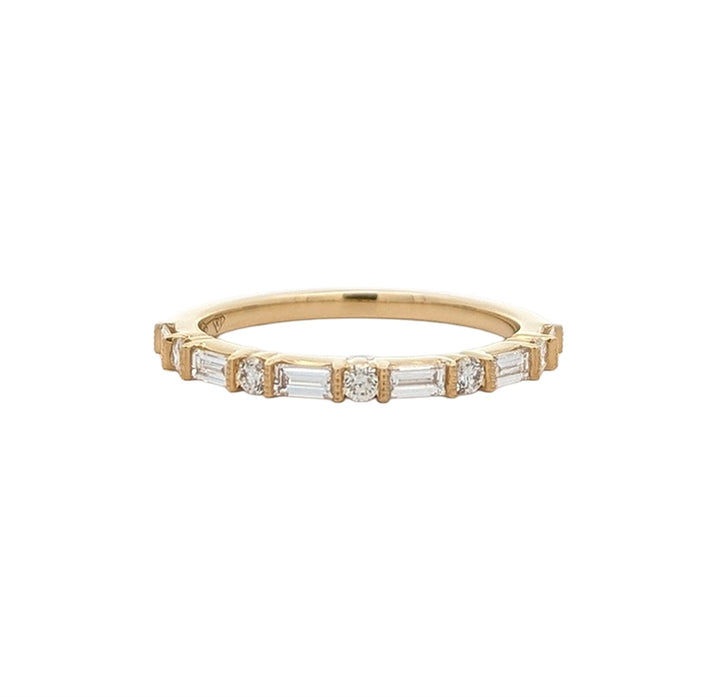 18K Yellow Gold 0.45ctw Diamond Band