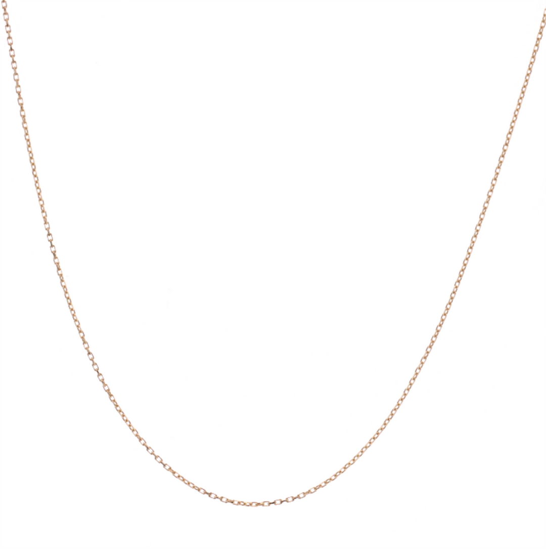 10KT Yellow Gold 16" Cable Chain