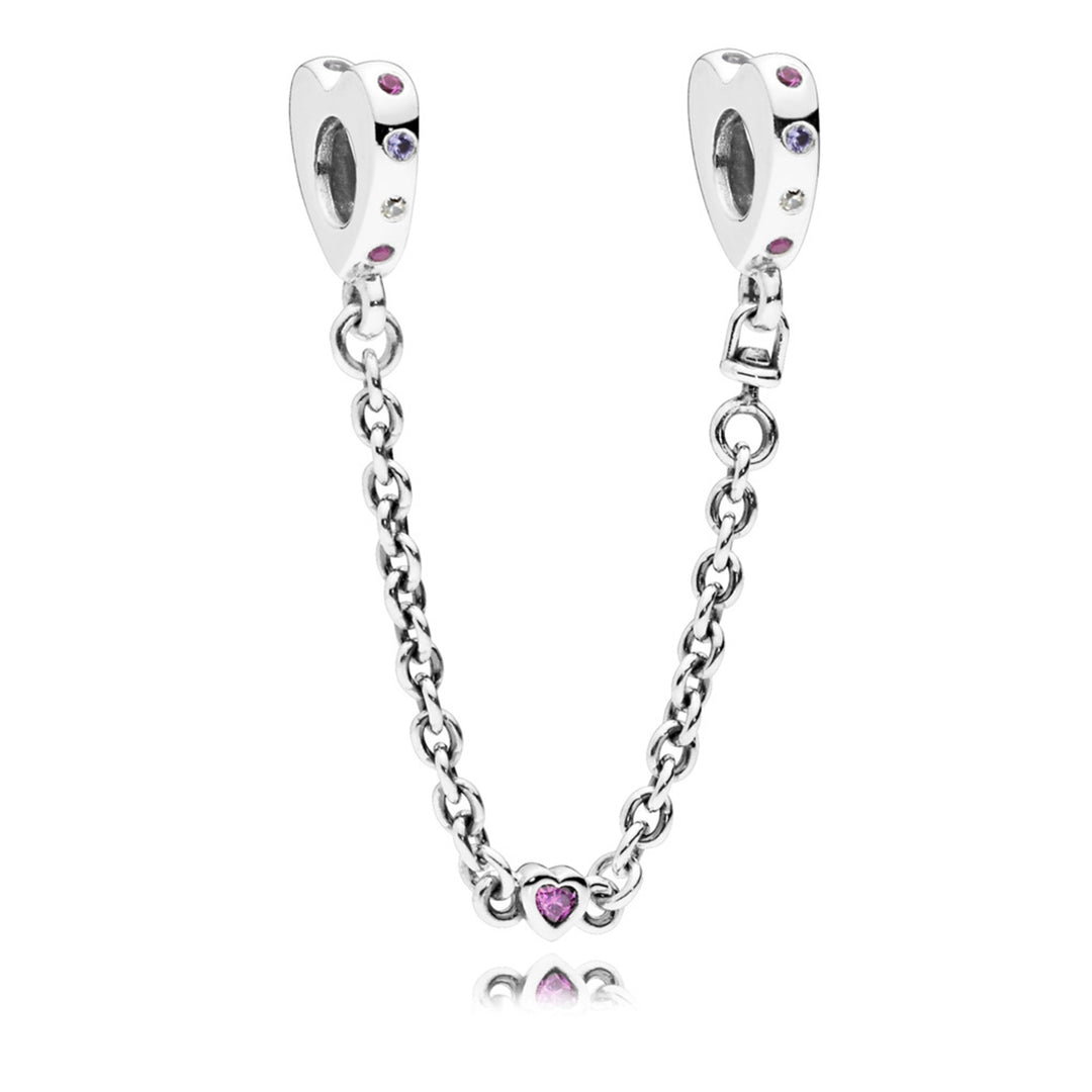 Bright Hearts, Multi-Colored Crystals & CZ