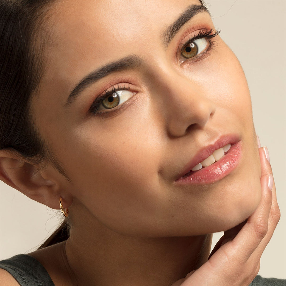 Thomas Sabo Sterling Silver Gold Plated Hoop Earrings