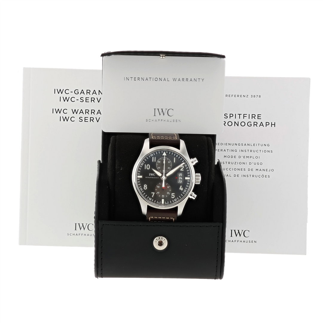 IWC Pilot's Watch Spitfire Chronograph 3878 43mm 2016