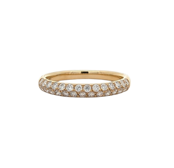 18KT Yellow Gold 0.50ctw Diamond Band