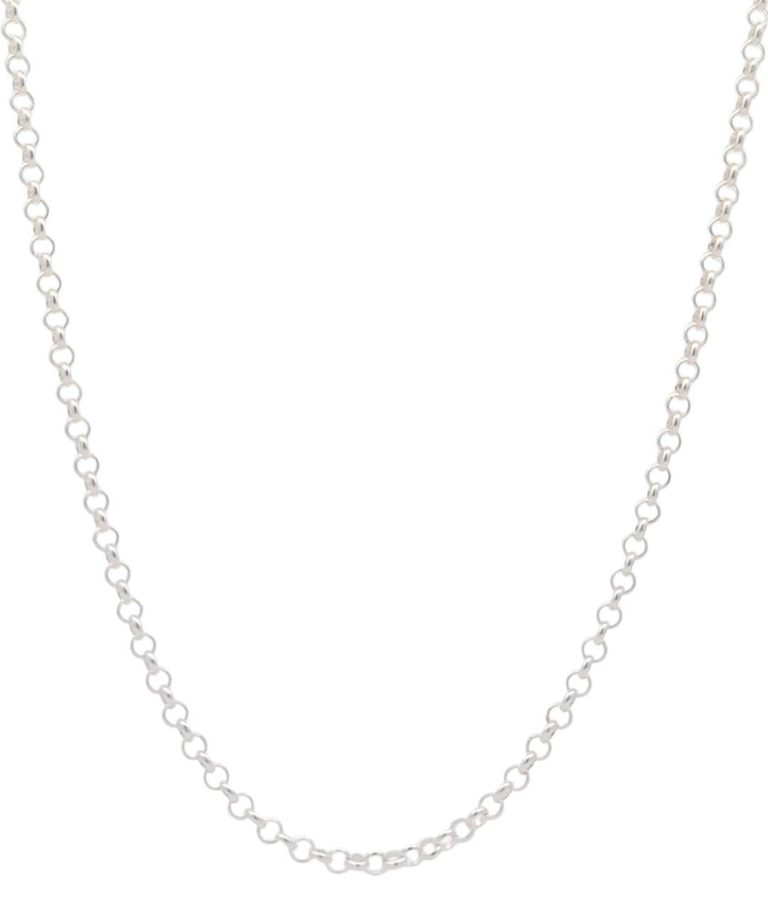 Sterling Silver 2.3mm Rolo Chain 18"