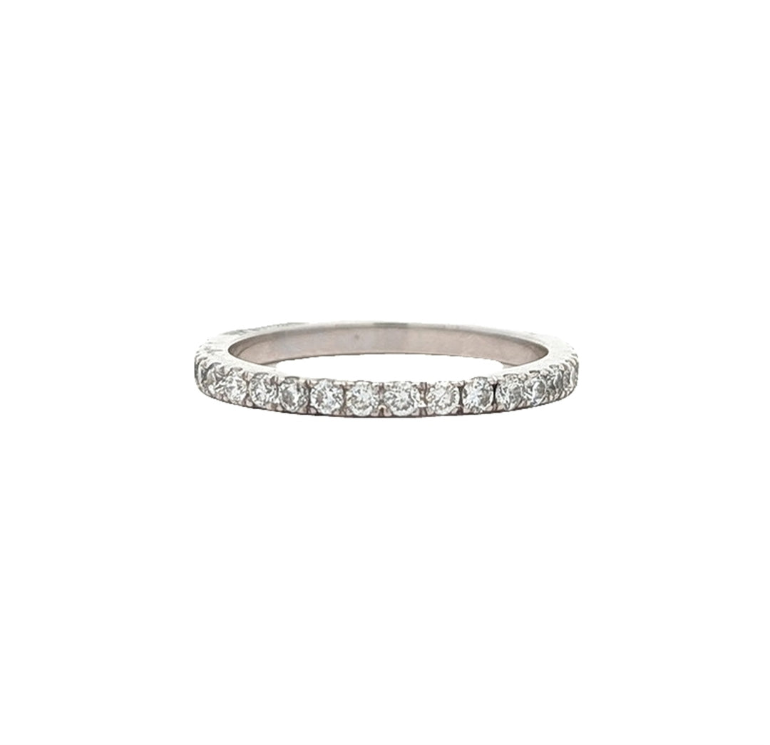 14KT White Gold 2.00ctw Diamond Estate Engagement Ring and Matching Band