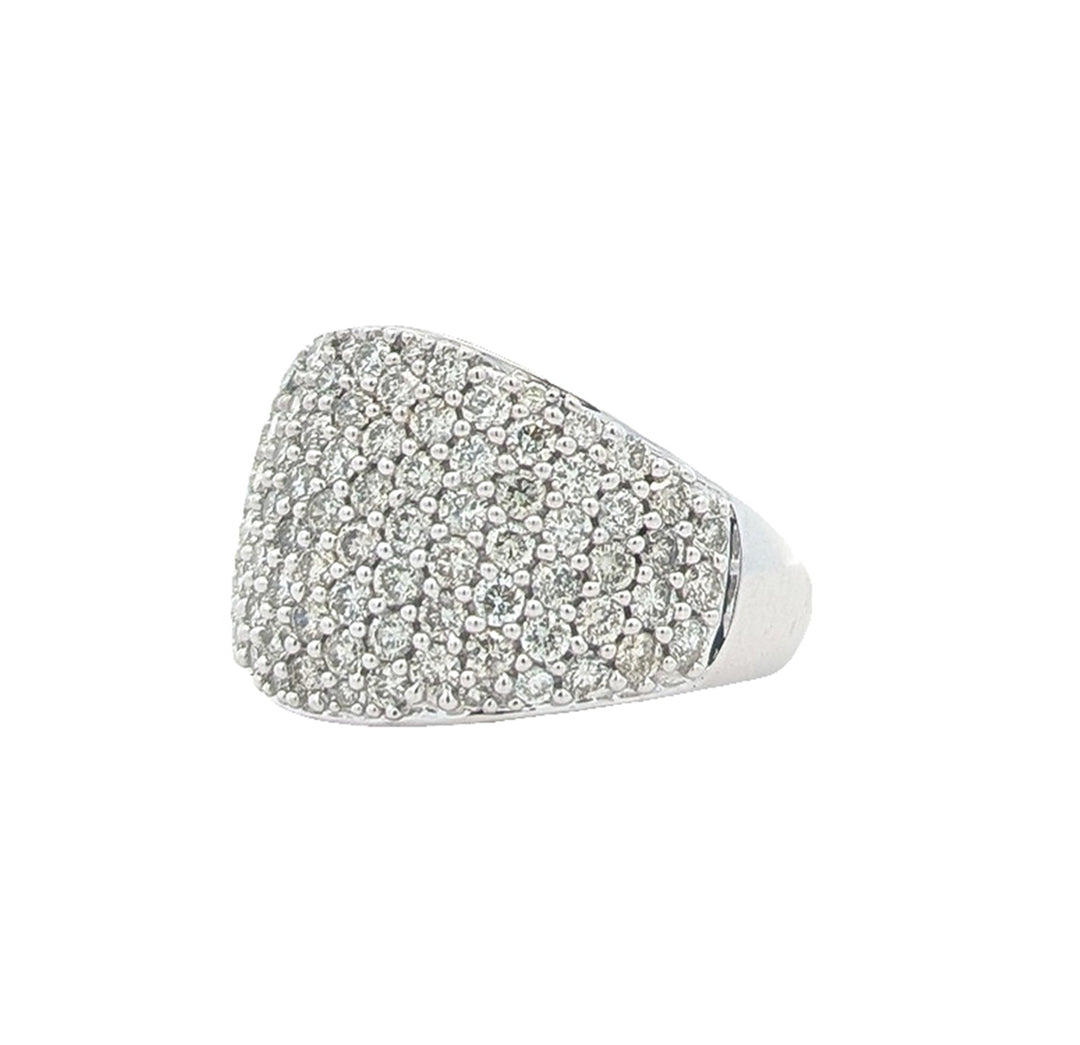 10KT White Gold 1.75ctw Diamond Estate Ring