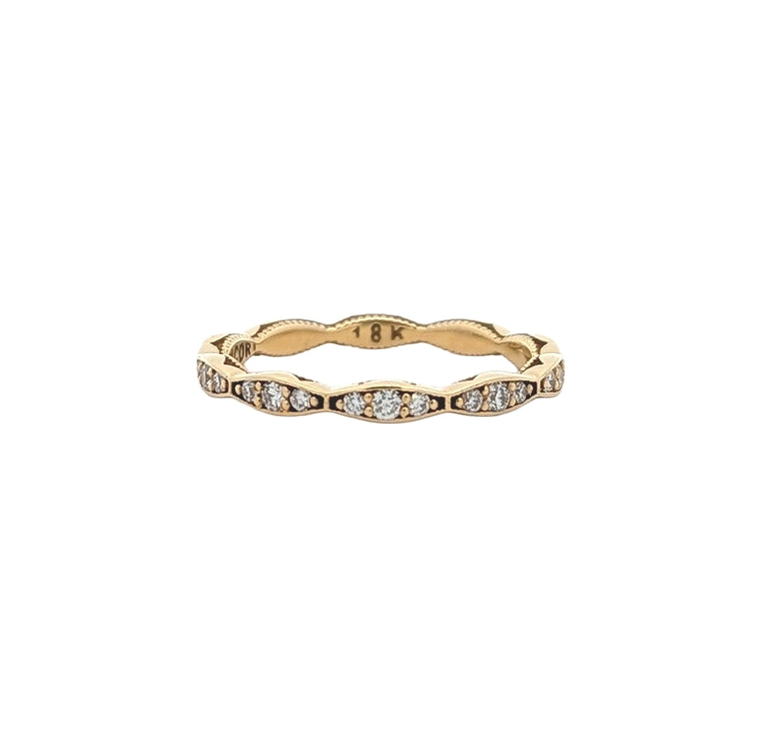18KT Yellow Gold Diamond "Tacori" Estate Ring
