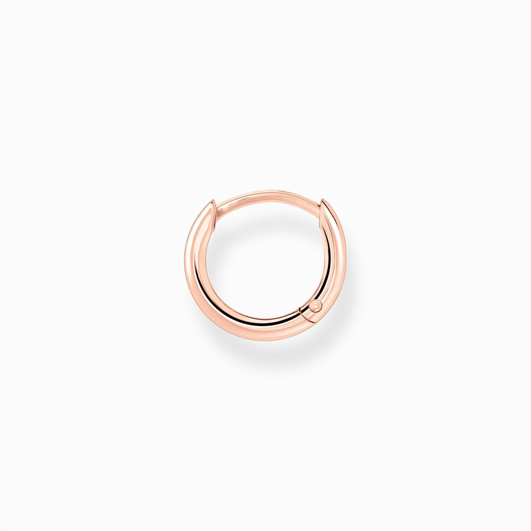 Thomas Sabo Sterling Silver Rose Gold Plated Single Hoop Earring