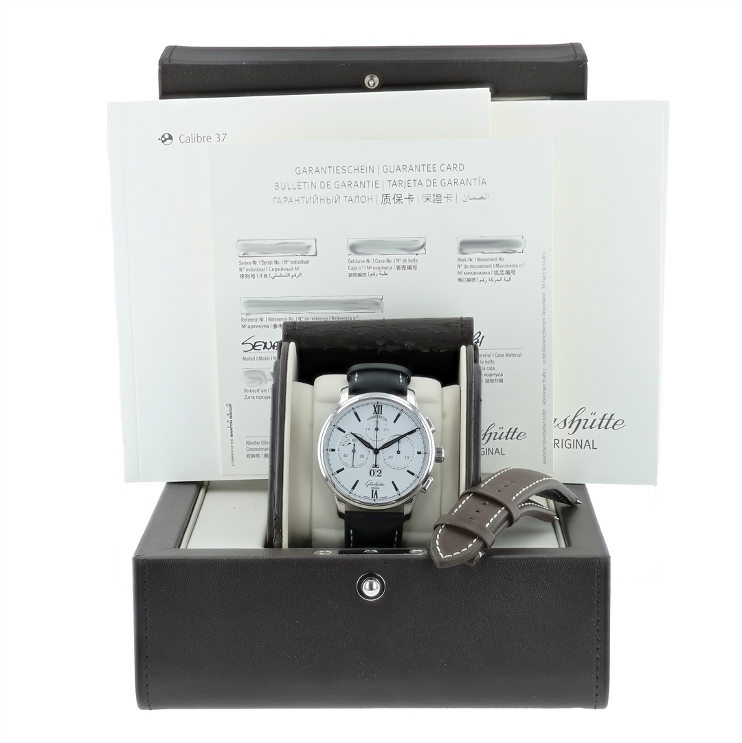 Glashütte Senator Chronograph Panorama Date 1-37-01-05-02-35 42mm 2021