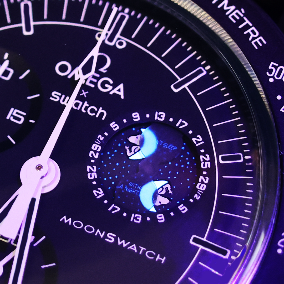 OMEGA X Swatch Mission To The Moonphase - New Moon "Snoopy" SO33B700 42mm 2025