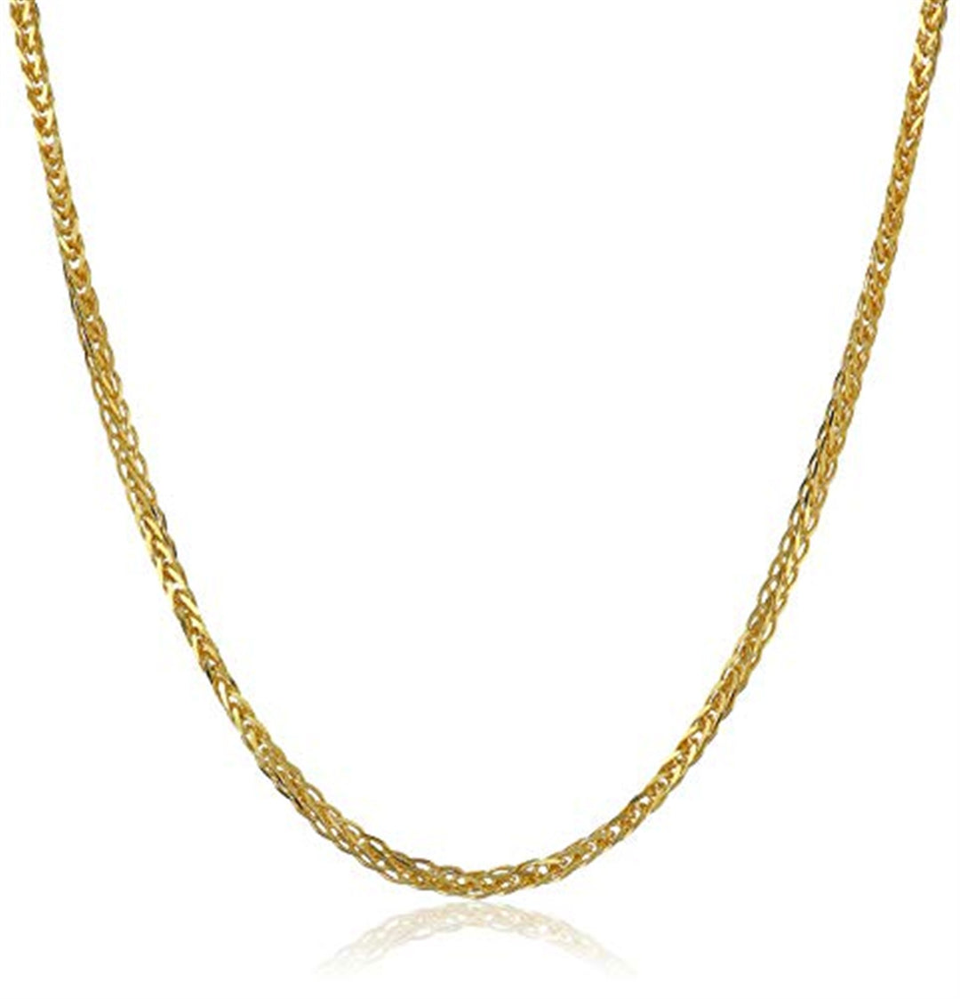 14KT Yellow Gold 20" Wheat Chain